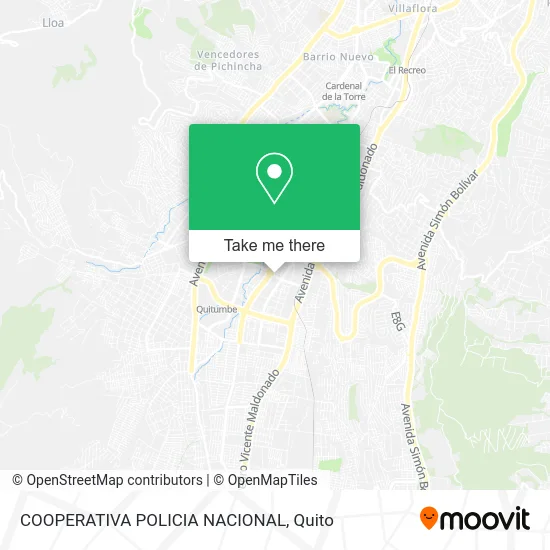 COOPERATIVA POLICIA NACIONAL map