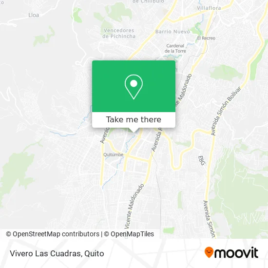 Vivero Las Cuadras map