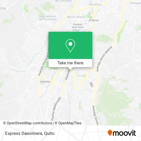 Express Gasolinera map