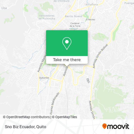 Mapa de Sno Biz Ecuador
