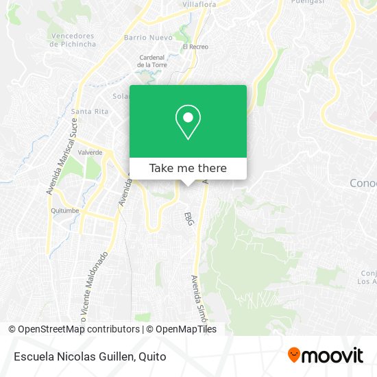 Escuela Nicolas Guillen map