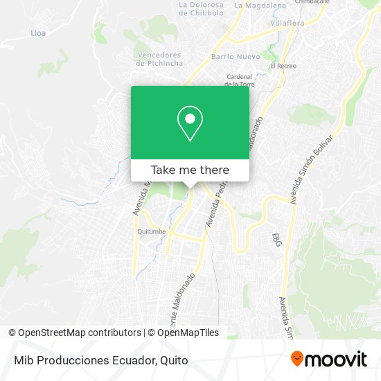 Mib Producciones Ecuador map