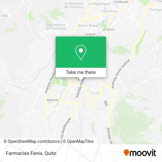 Farmacias Fenix map