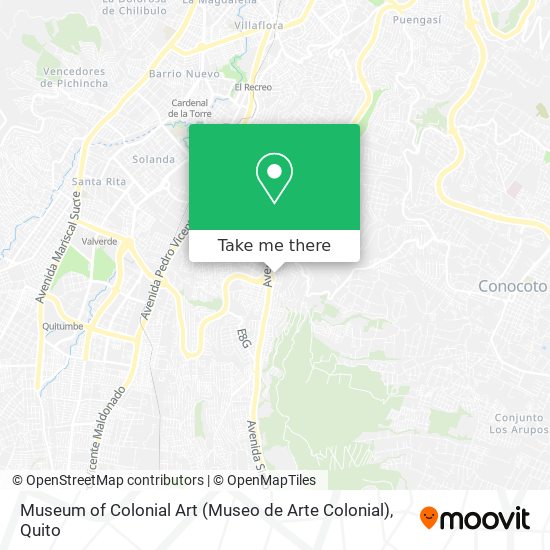 Museum of Colonial Art (Museo de Arte Colonial) map