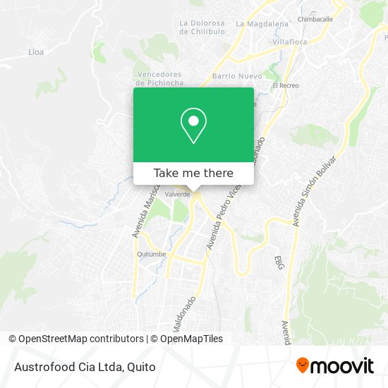 Austrofood Cia Ltda map