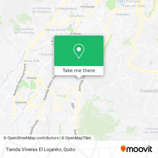 Tienda Viveres El Lojanito map