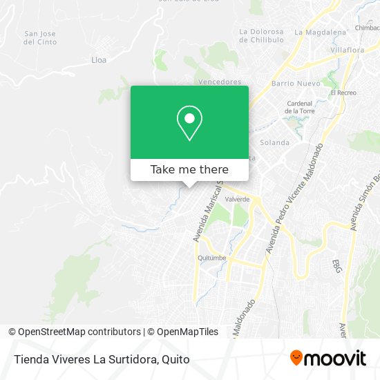 Tienda Viveres La Surtidora map