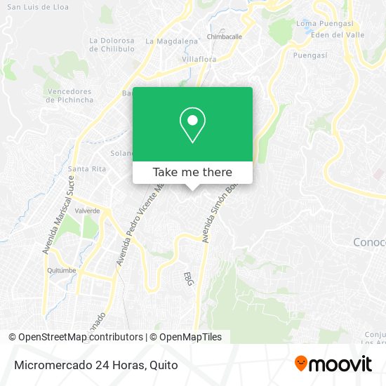 Micromercado 24 Horas map