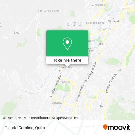 Mapa de Tienda Catalina
