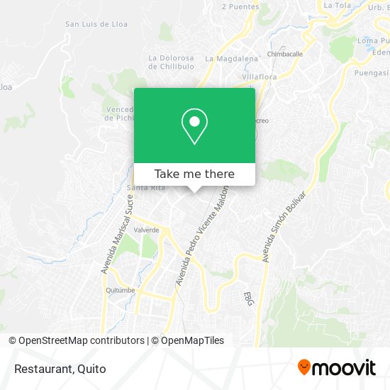 Restaurant map