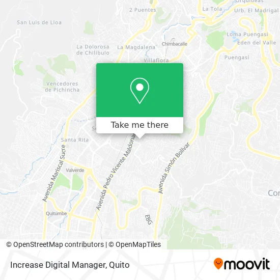 Increase Digital Manager map