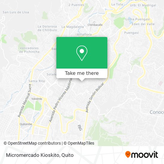 Mapa de Micromercado Kioskito