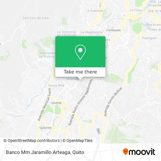 Mapa de Banco Mm Jaramillo Arteaga