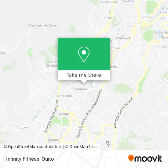Infinity Fitness map