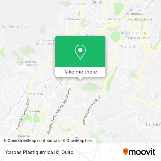 Mapa de Carpas Plastiquímica Ikl