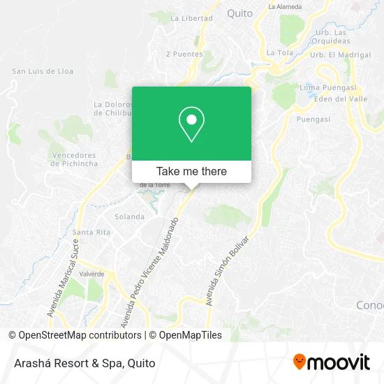 Arashá Resort & Spa map