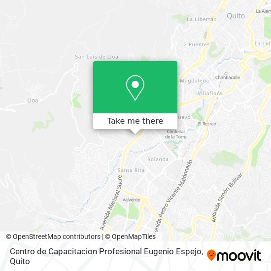 Centro de Capacitacion Profesional Eugenio Espejo map
