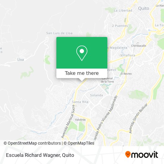 Mapa de Escuela Richard Wagner