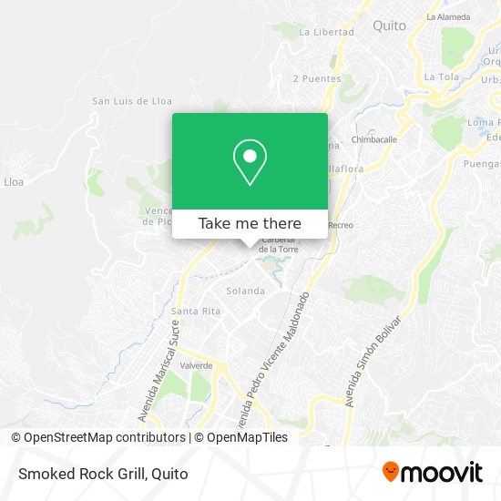 Mapa de Smoked Rock Grill