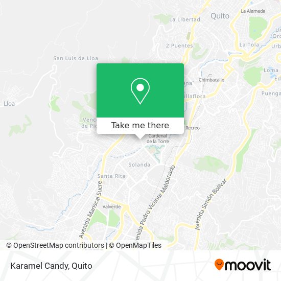 Mapa de Karamel Candy