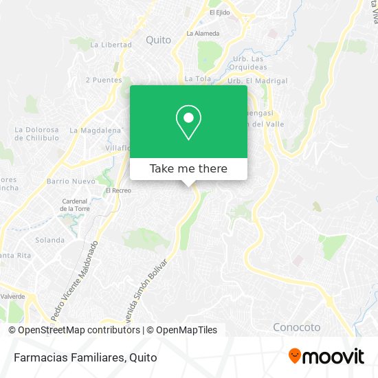 Farmacias Familiares map