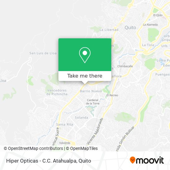 Mapa de Hiper Opticas - C.C. Atahualpa