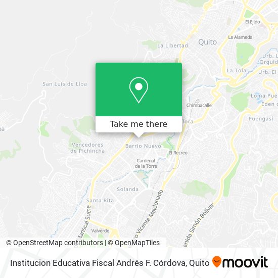Institucion Educativa Fiscal Andrés F. Córdova map