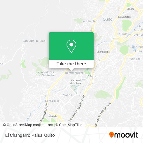 Mapa de El Changarro Paisa