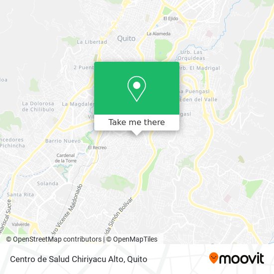 Centro de Salud Chiriyacu Alto map
