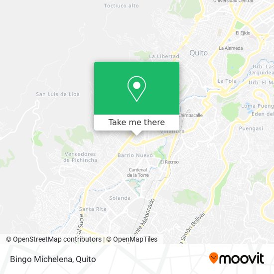 Mapa de Bingo Michelena