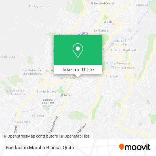 Fundación Marcha Blanca map