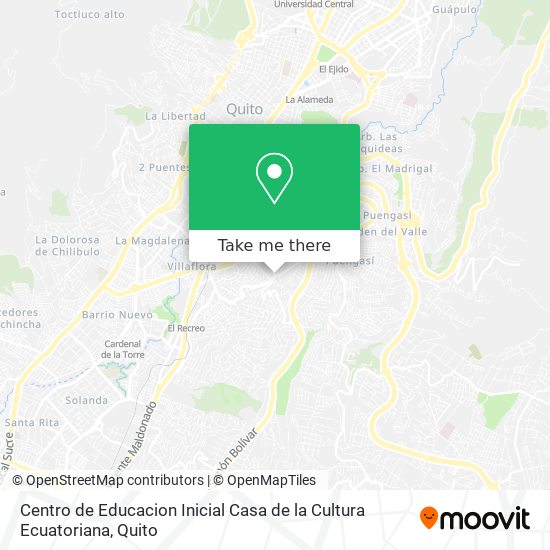 Centro de Educacion Inicial Casa de la Cultura Ecuatoriana map