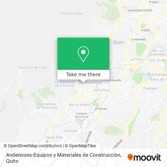 Andencons-Equipos y Materiales de Construcción map