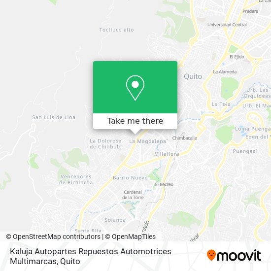 Kaluja Autopartes Repuestos Automotrices Multimarcas map