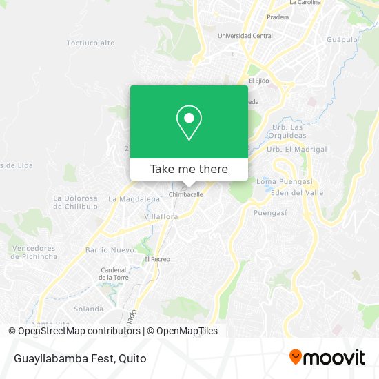Mapa de Guayllabamba Fest