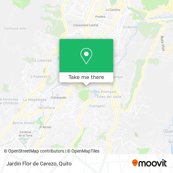Mapa de Jardín Flor de Cerezo