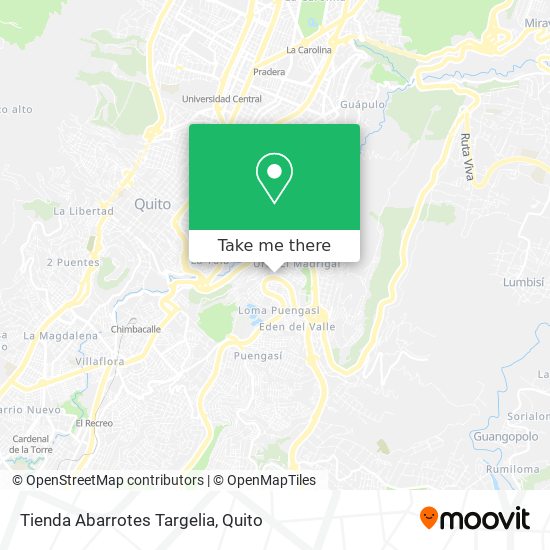 Tienda Abarrotes Targelia map