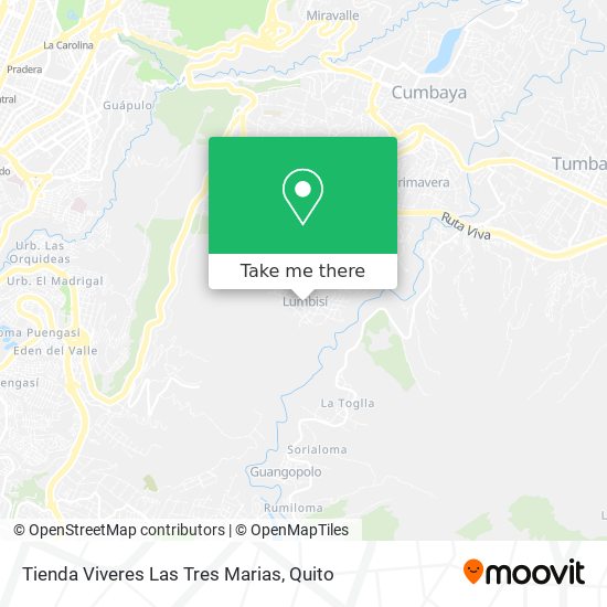 Tienda Viveres Las Tres Marias map