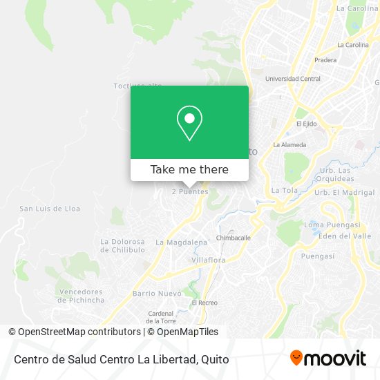 Centro de Salud Centro La Libertad map