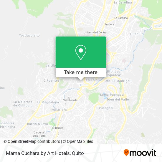 Mama Cuchara by Art Hotels map