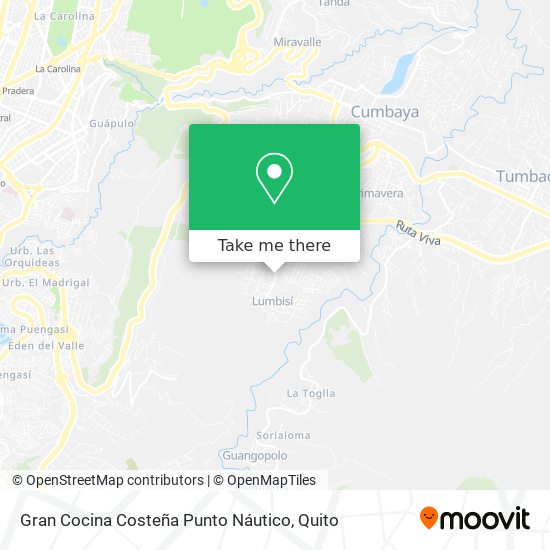 Gran Cocina Costeña Punto Náutico map