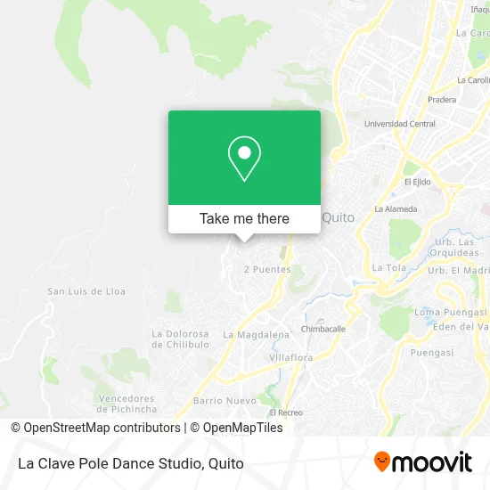 La Clave Pole Dance Studio map