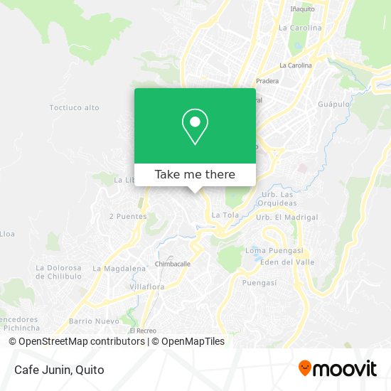 Cafe Junin map