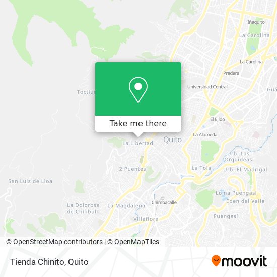 Tienda Chinito map