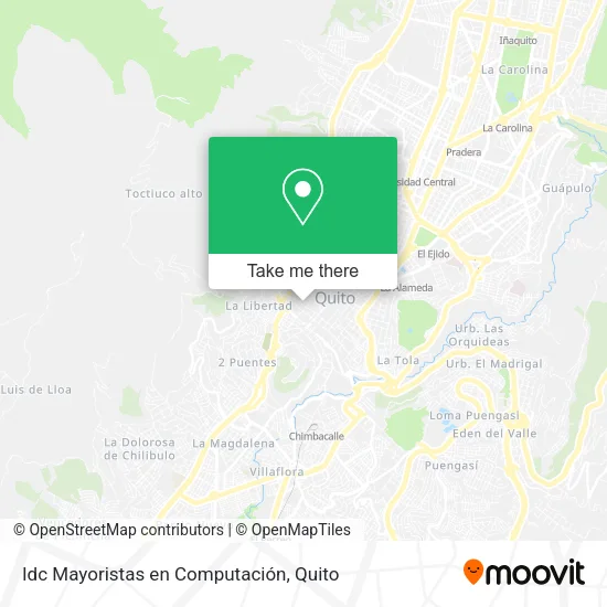 Idc Mayoristas en Computación map
