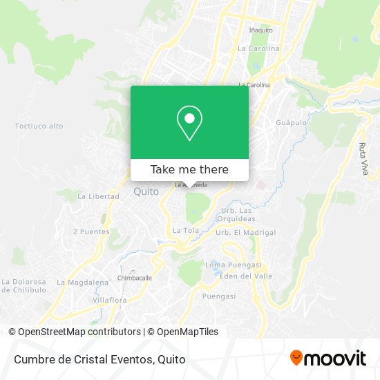 Cumbre de Cristal Eventos map