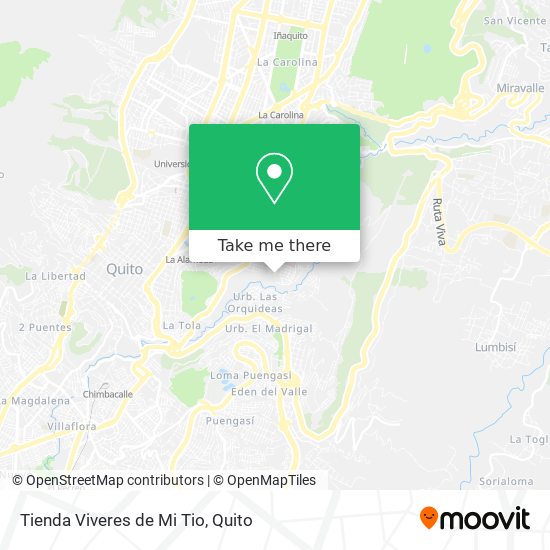 Mapa de Tienda Viveres de Mi Tio