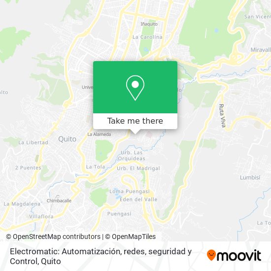 Mapa de Electromatic: Automatización, redes, seguridad y Control