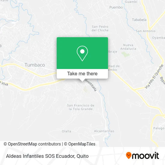 Aldeas Infantiles SOS Ecuador map