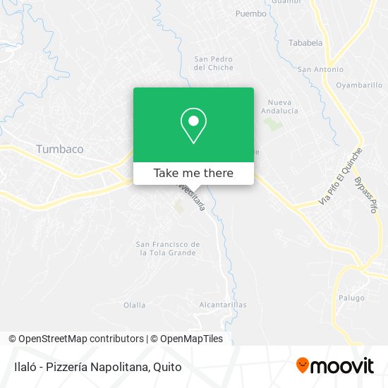 Mapa de Ilaló - Pizzería Napolitana